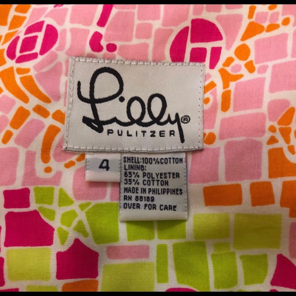 Lily Pulitzer 2 for 1 Reversible Skirt Like New
